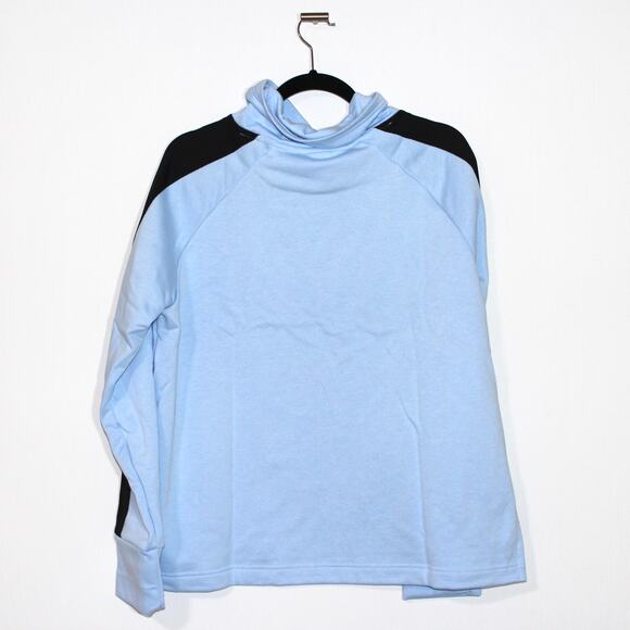 Adidas Logo Tape Funnel Neck Fleece Crop XLarge NWT - Picture 3 of 3